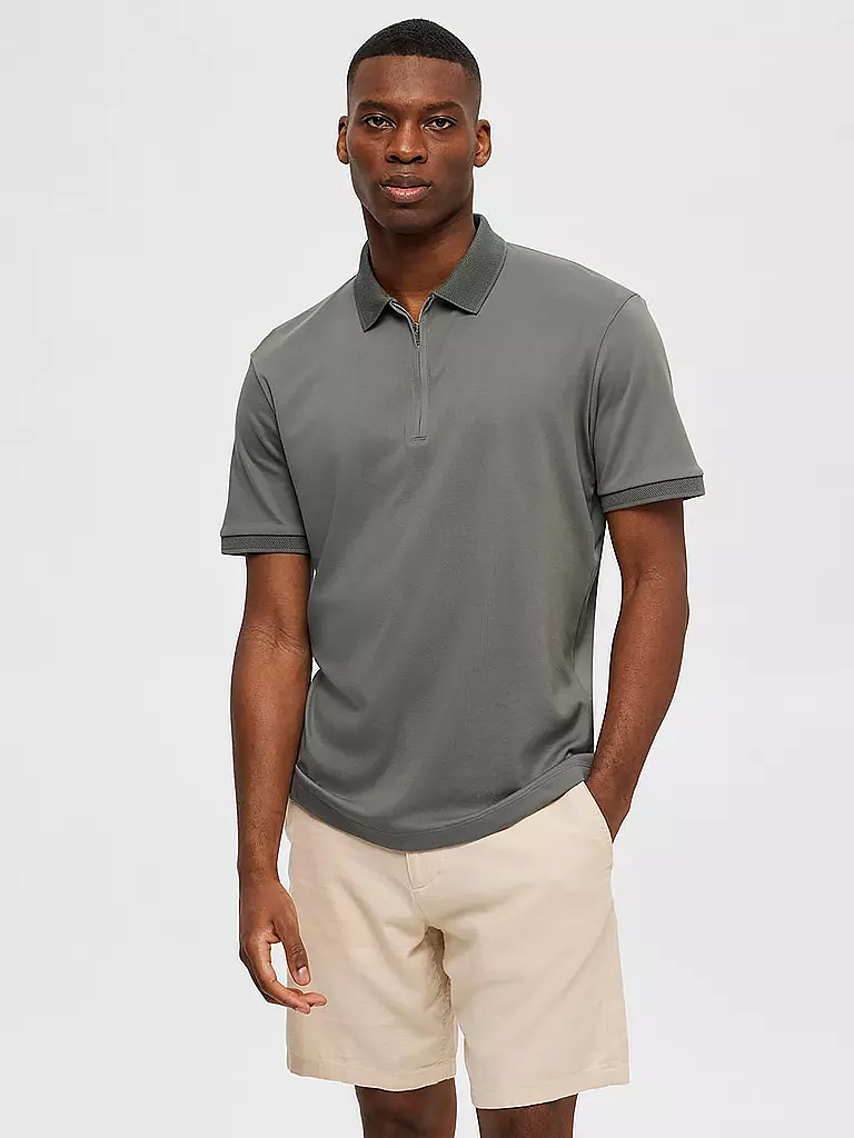 SELECTED | Poloshirt SLHFAVE | olive