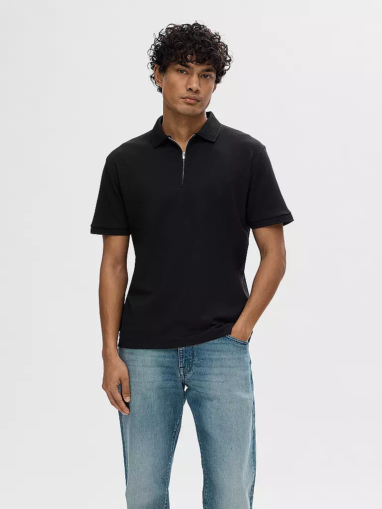 SELECTED | Poloshirt SLHFAVE | schwarz