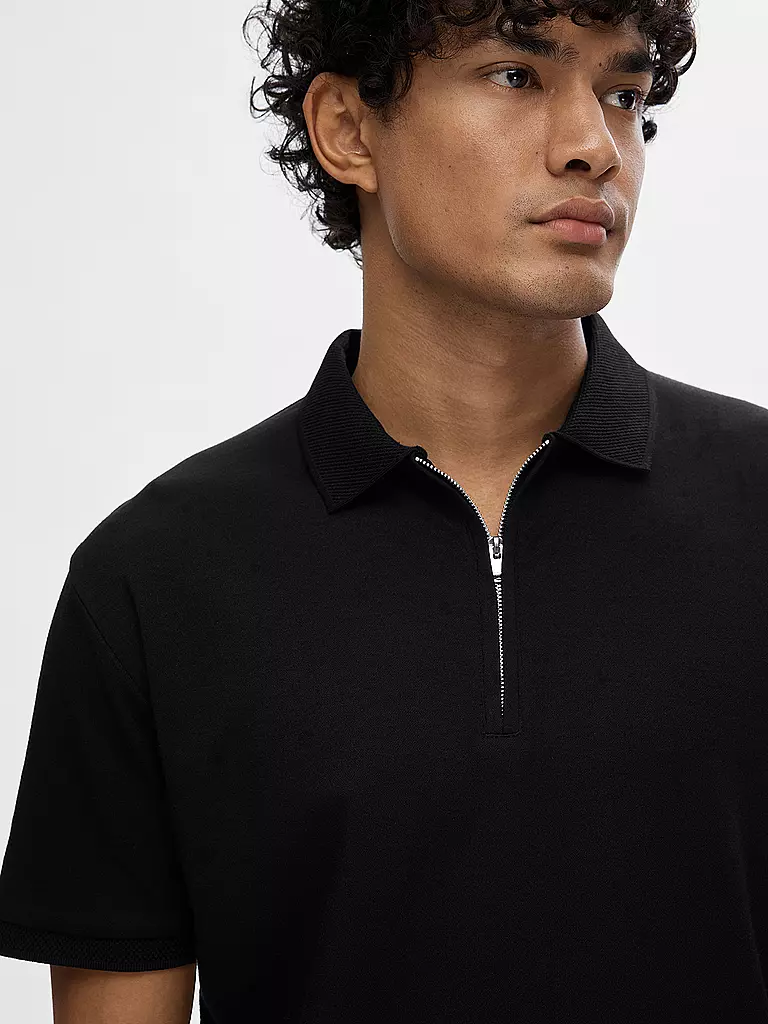 SELECTED | Poloshirt SLHFAVE | schwarz