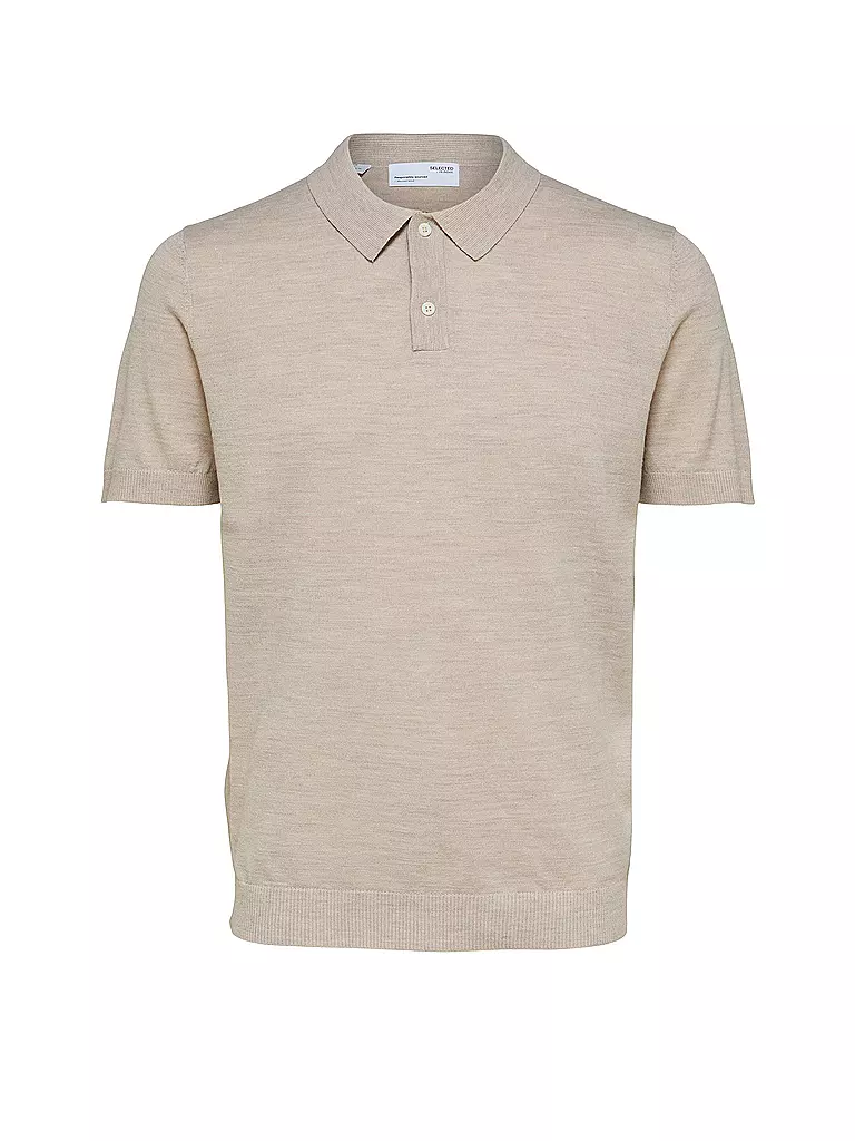SELECTED | Poloshirt SLHTOWN  | beige