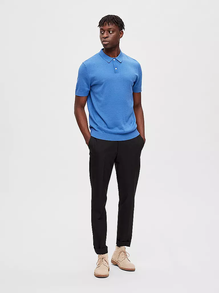 SELECTED | Poloshirt SLHTOWN  | hellblau