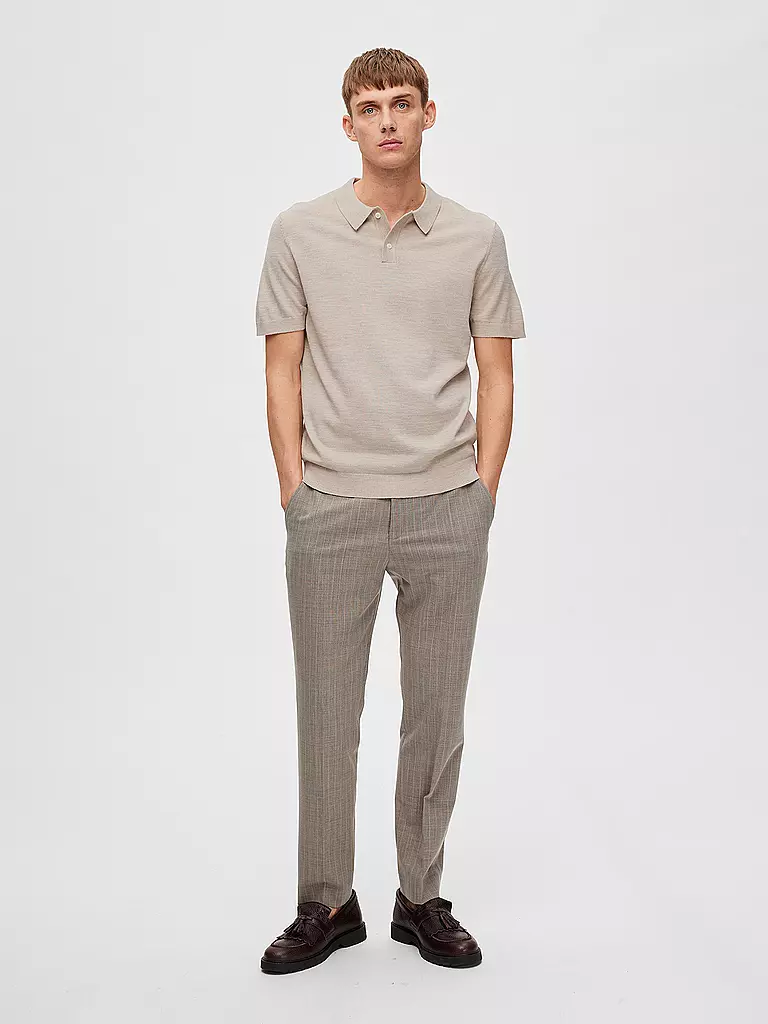SELECTED | Poloshirt SLHTOWN  | beige