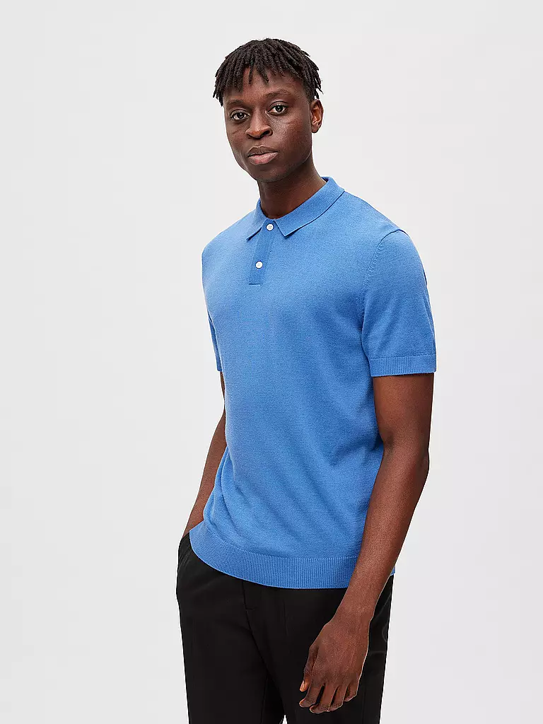 SELECTED | Poloshirt SLHTOWN  | hellblau