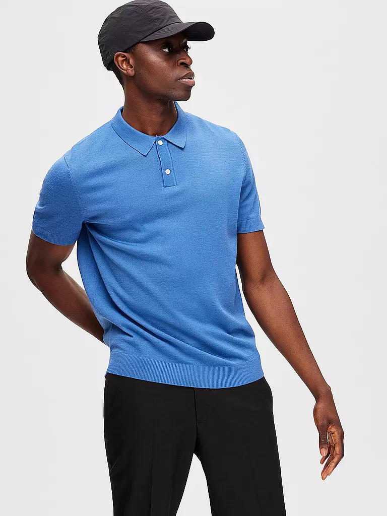 SELECTED | Poloshirt SLHTOWN  | hellblau