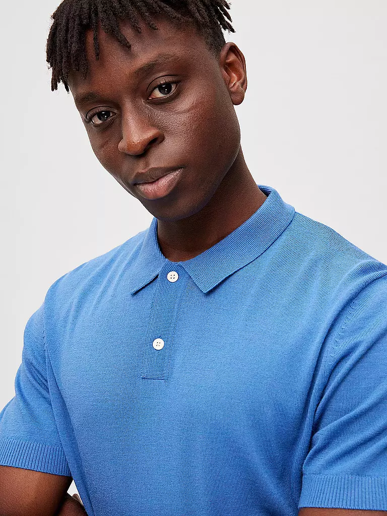 SELECTED | Poloshirt SLHTOWN  | hellblau