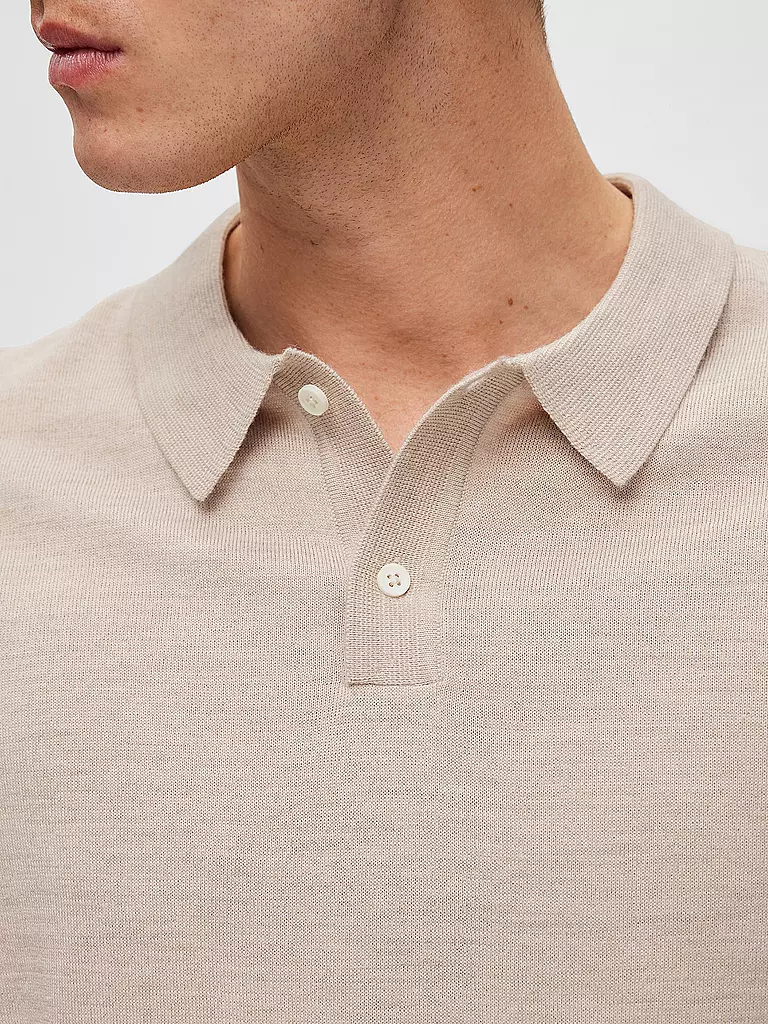 SELECTED | Poloshirt SLHTOWN  | beige