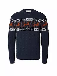 SELECTED | Pullover SLHREINDEER | blau