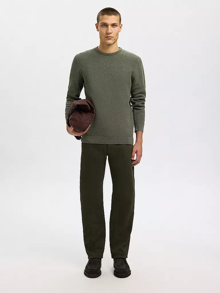 SELECTED | Pullover SLHROSS | olive