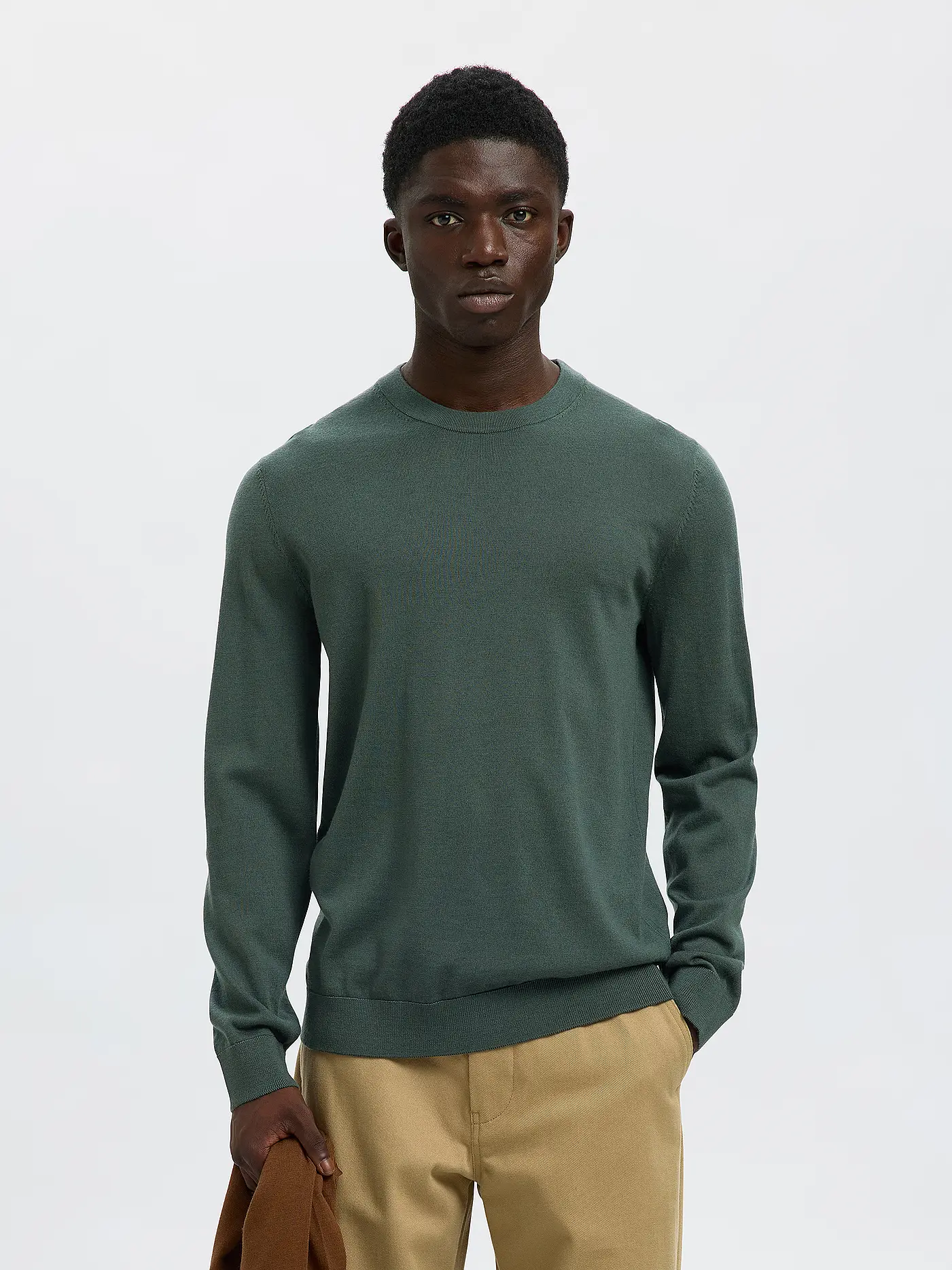 SELECTED | Pullover SLHTRAY  | dunkelgrün