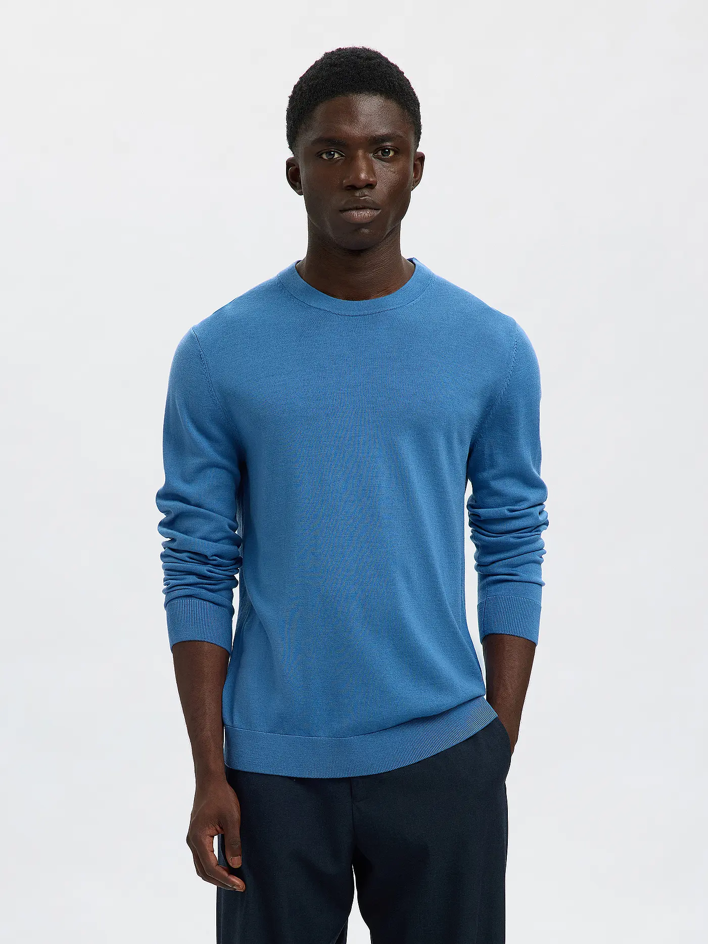 SELECTED | Pullover SLHTRAY  | blau