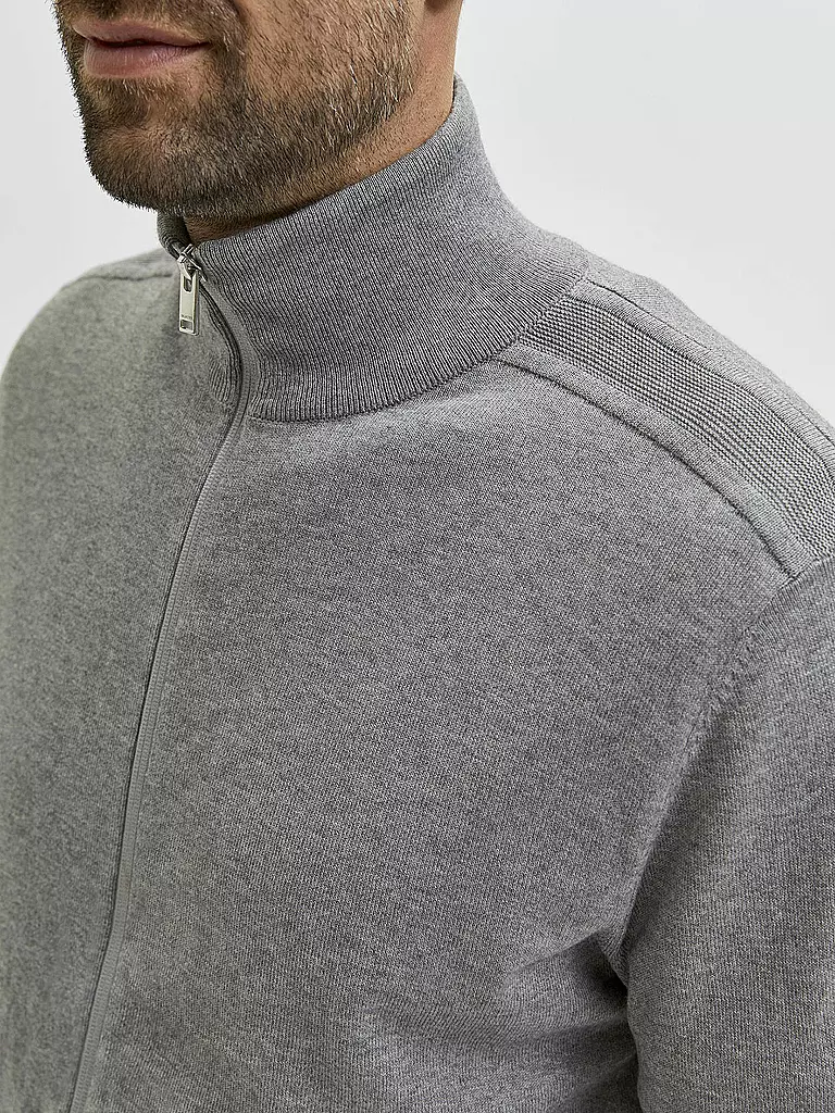 SELECTED | Strickjacke SLHBERG | grau