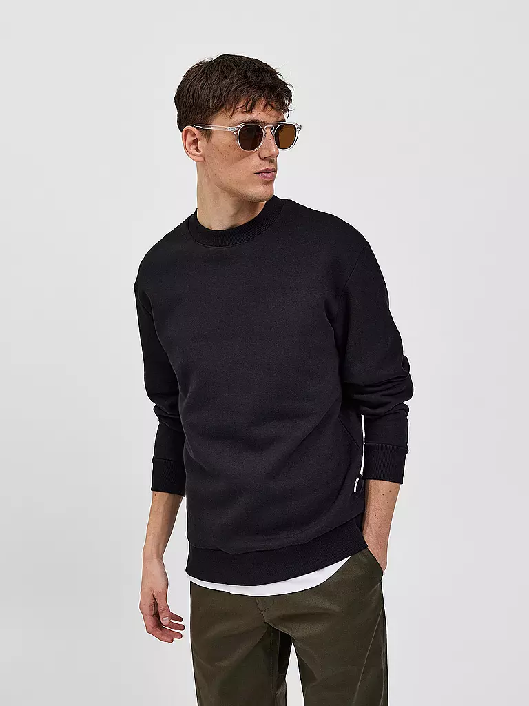 SELECTED | Sweater SLHRELAXHOFFMAN  | schwarz