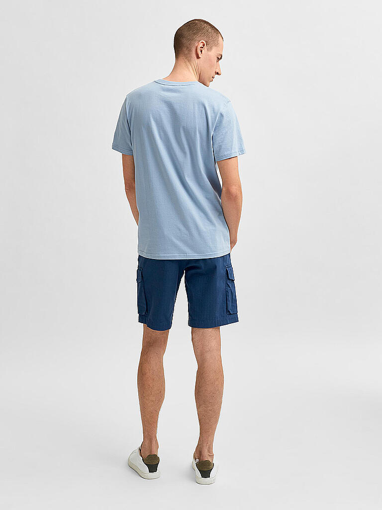 SELECTED | T Shirt " SLHCOLLIN  "  | blau
