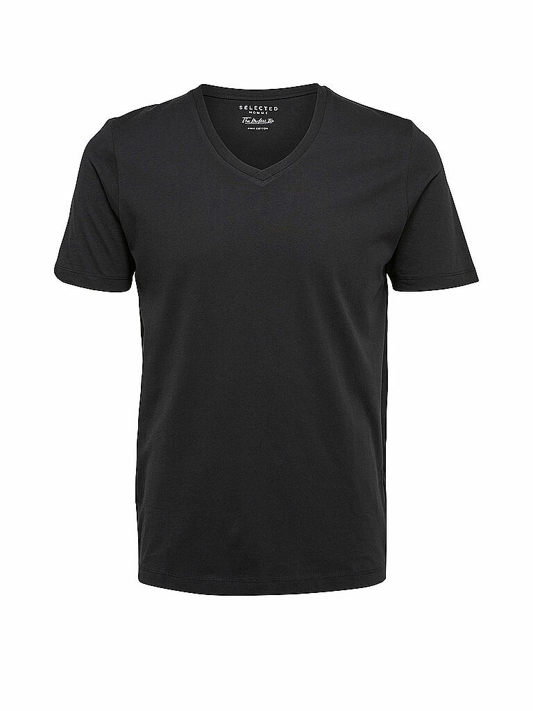 SELECTED | T-Shirt "SLHTHEPERFECT" | schwarz
