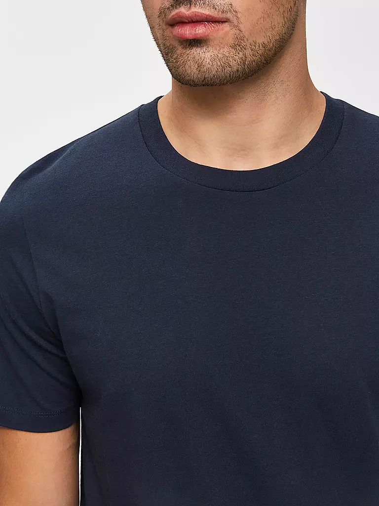 SELECTED | T-Shirt "SLHTHEPERFECT" | blau