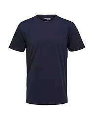 SELECTED | T-Shirt SLHASPEN | blau