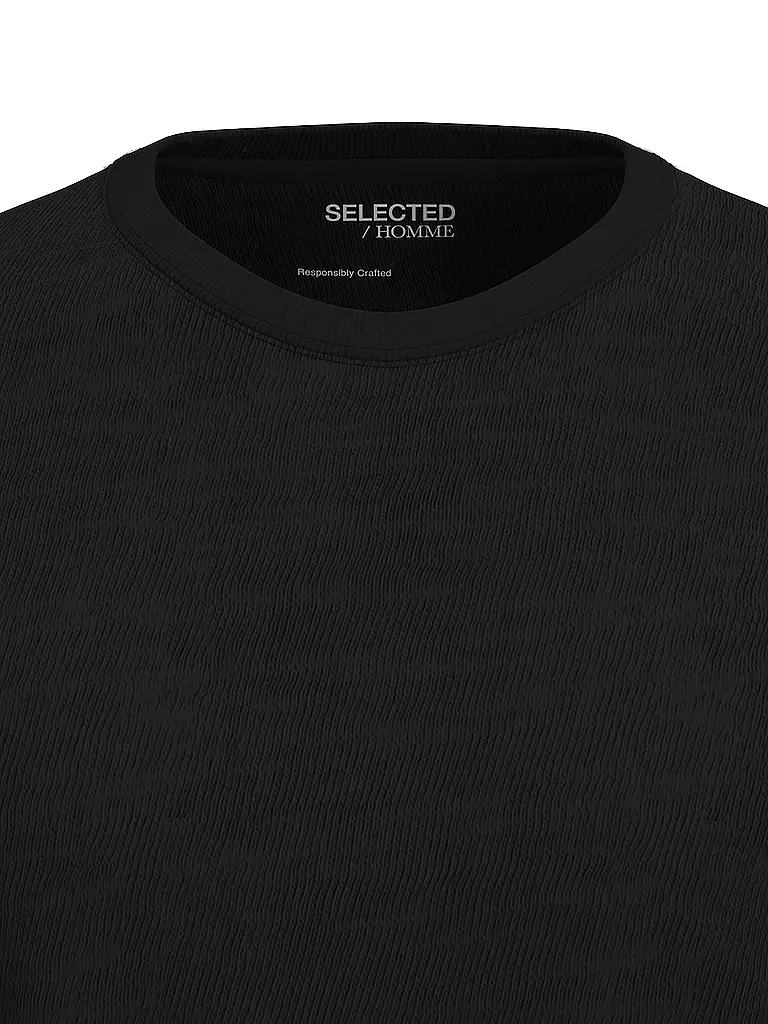 SELECTED | T-Shirt SLHASPEN | hellblau