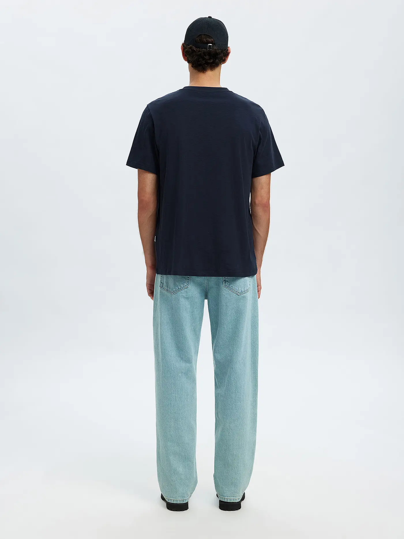 SELECTED | T-Shirt SLHASPEN | blau