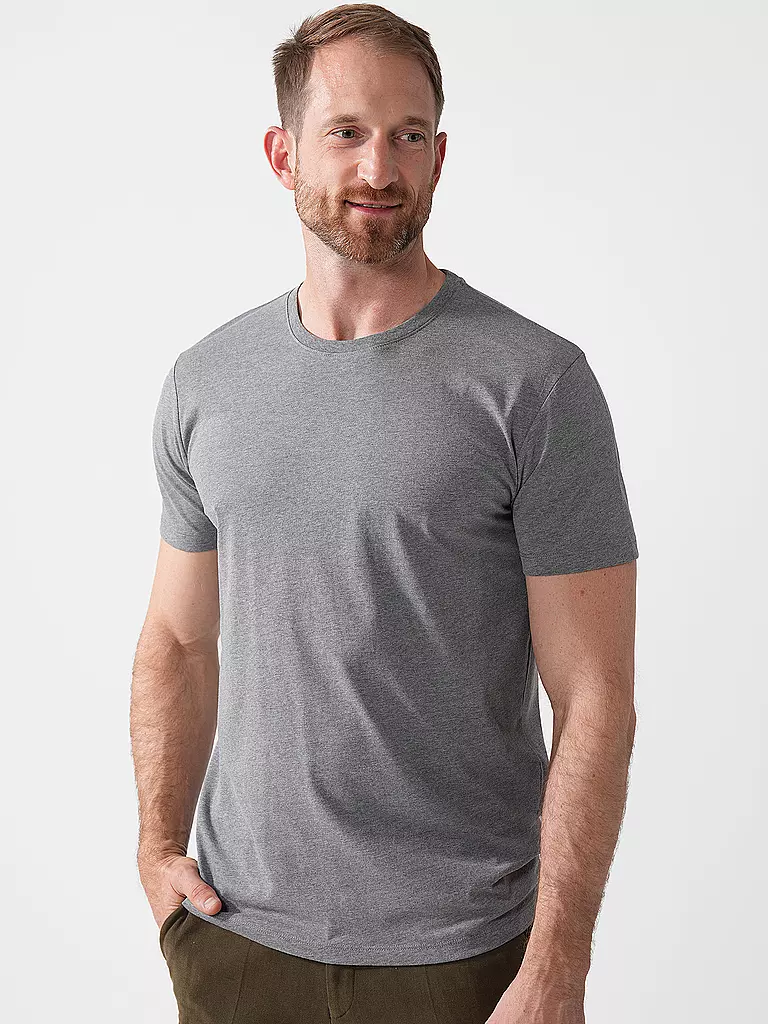 SELECTED | T-Shirt SLHASPEN | grau