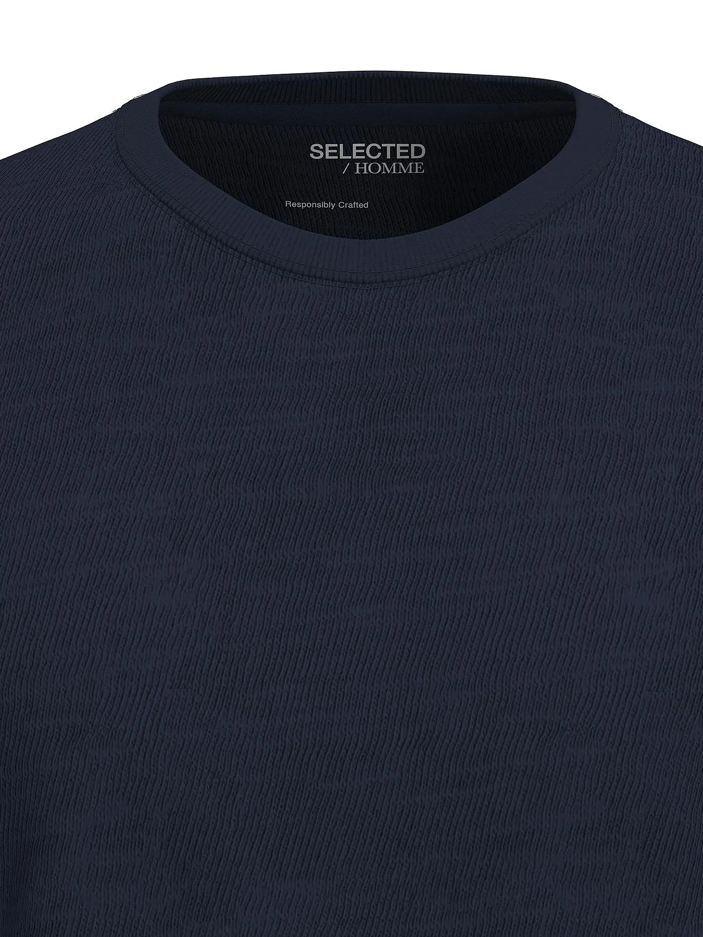 SELECTED | T-Shirt SLHASPEN | blau