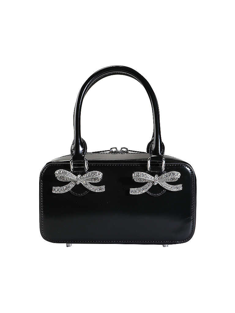 SELF-PORTRAIT Ledertasche - Mini Bag schwarz