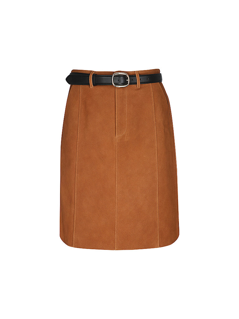 Lederrock braun 36 damen