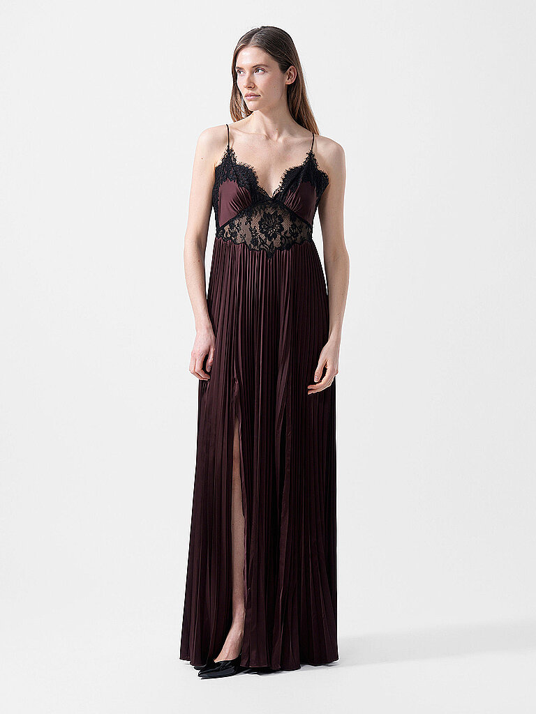 SELF-PORTRAIT Abendkleid braun | 34