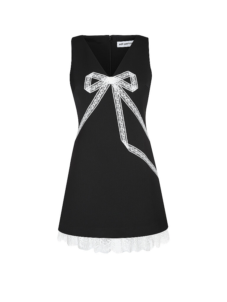 SELF-PORTRAIT Cocktailkleid  schwarz | 40