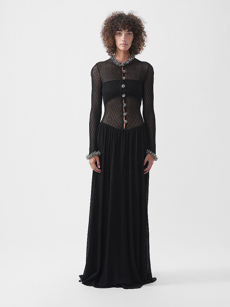 SELF-PORTRAIT Abendkleid  schwarz | XS