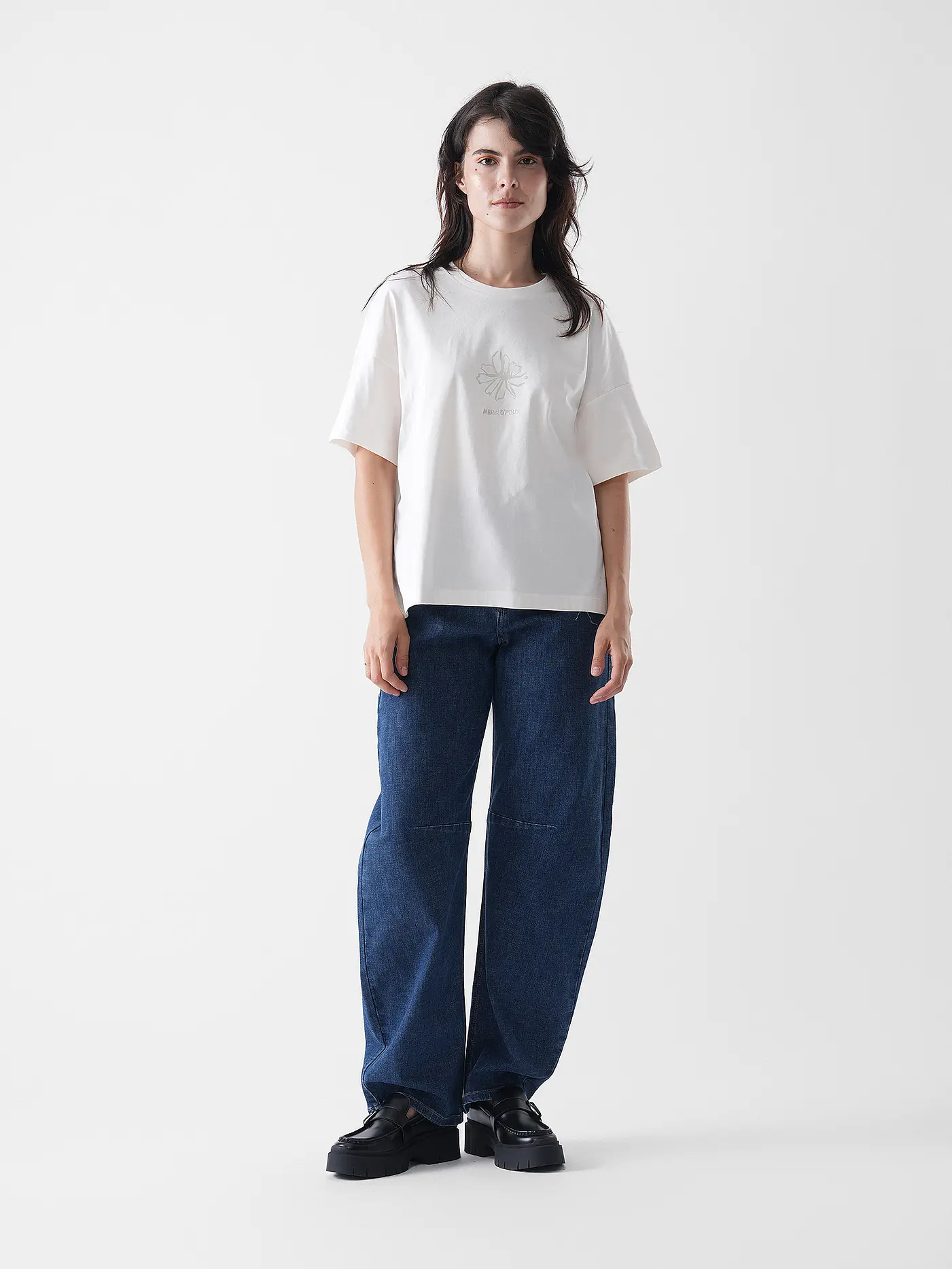 SELF-PORTRAIT | Jeans Balloon Fit  | blau
