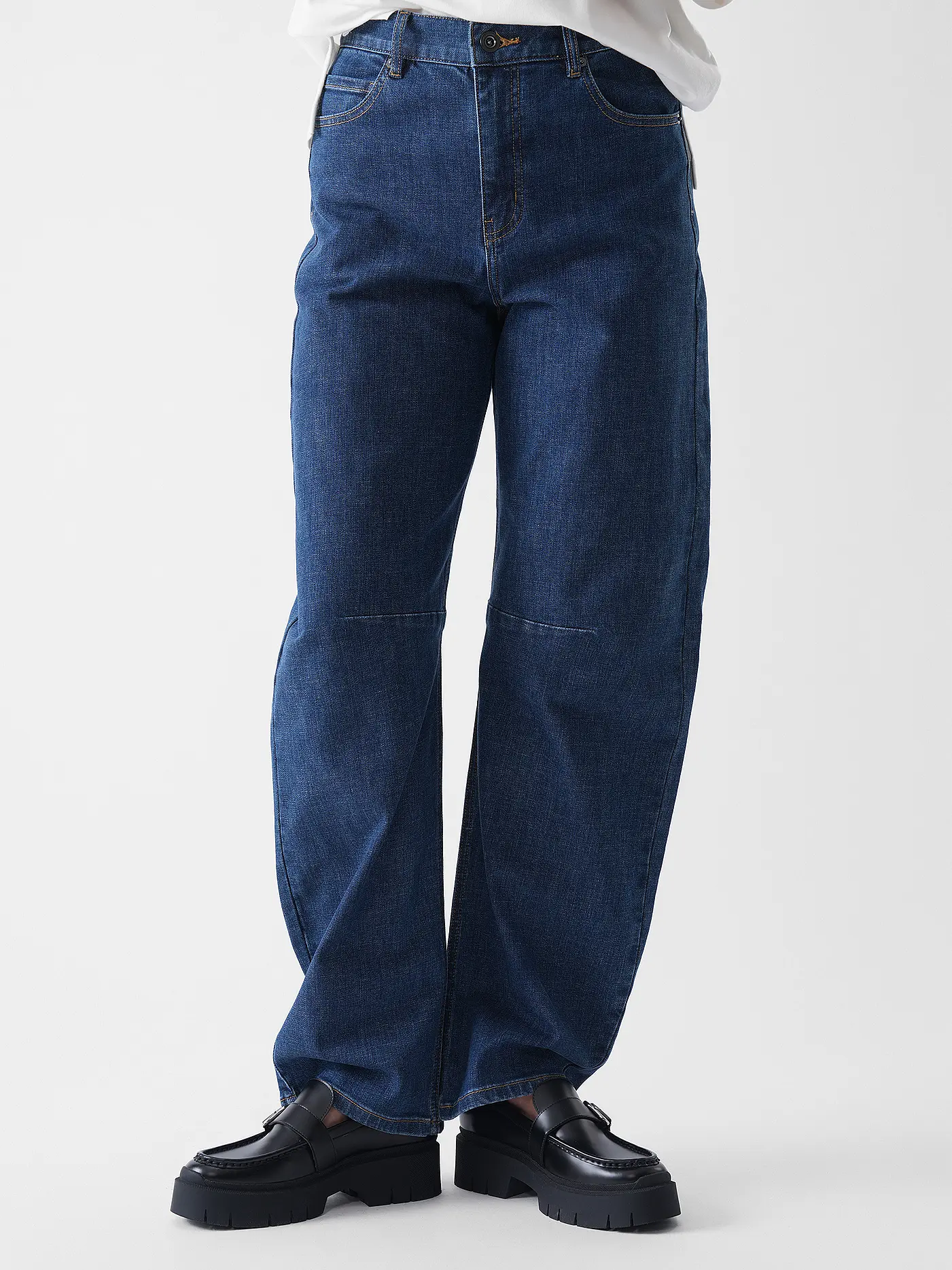SELF-PORTRAIT | Jeans Balloon Fit  | blau