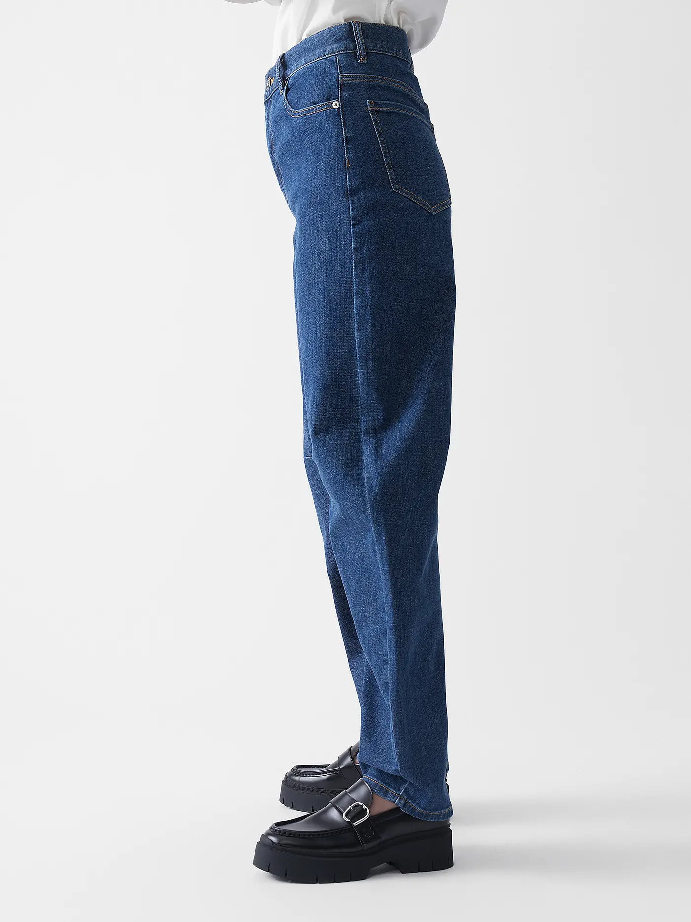SELF-PORTRAIT | Jeans Balloon Fit  | blau