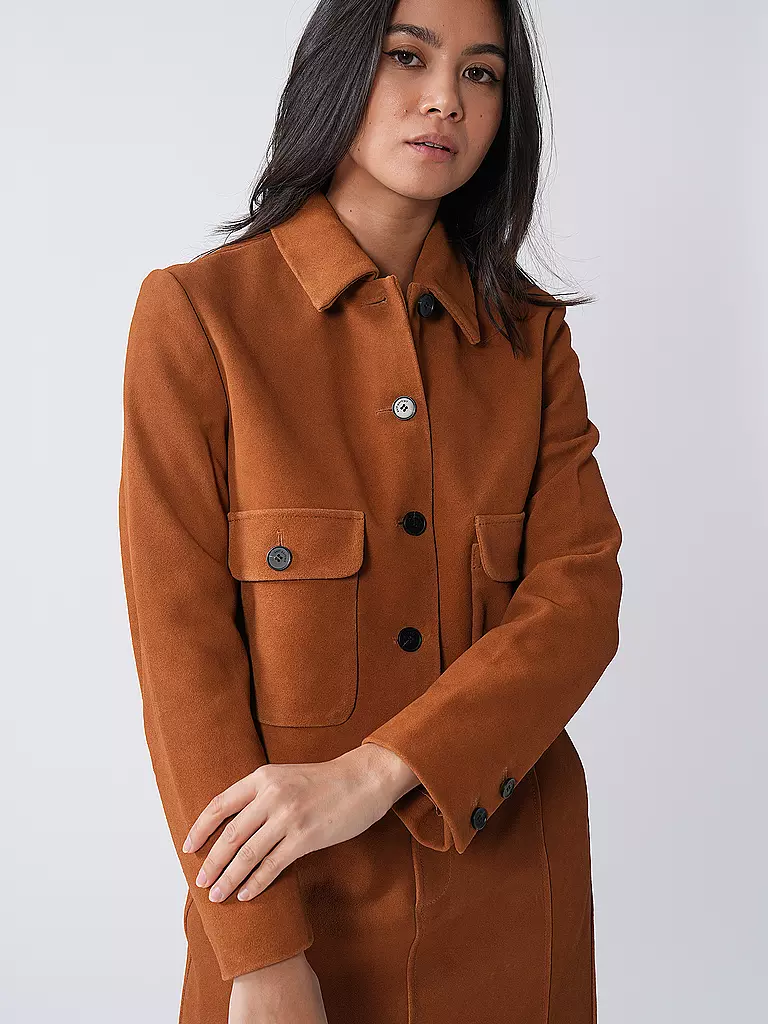 SELF-PORTRAIT | Lederjacke | braun