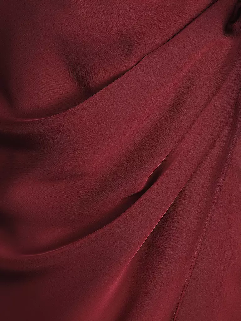 SELF-PORTRAIT | Midikleid | dunkelrot