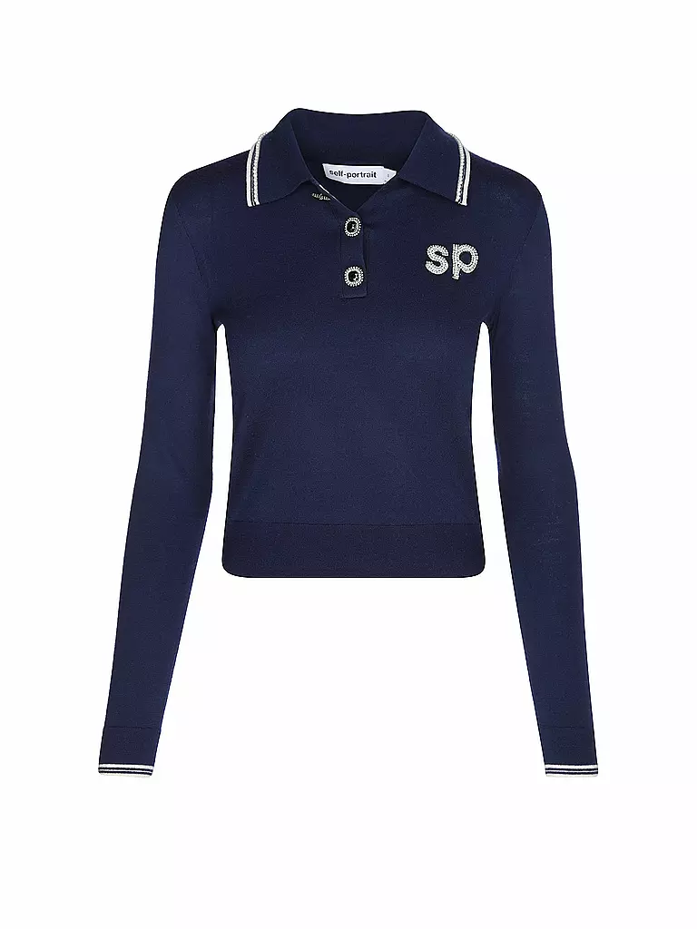 SELF-PORTRAIT | Poloshirt  | dunkelblau