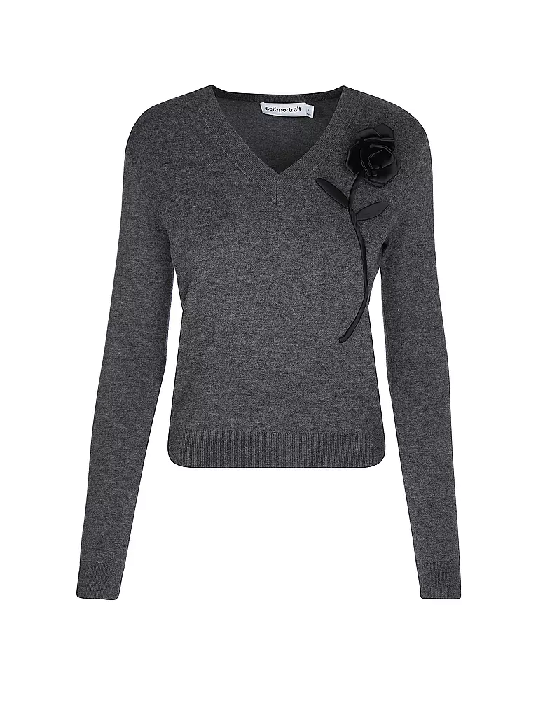 SELF-PORTRAIT | Pullover  | grau