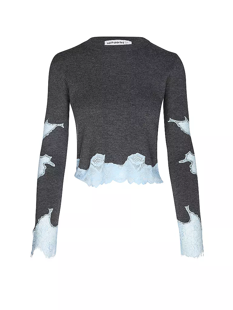 SELF-PORTRAIT | Pullover  | grau