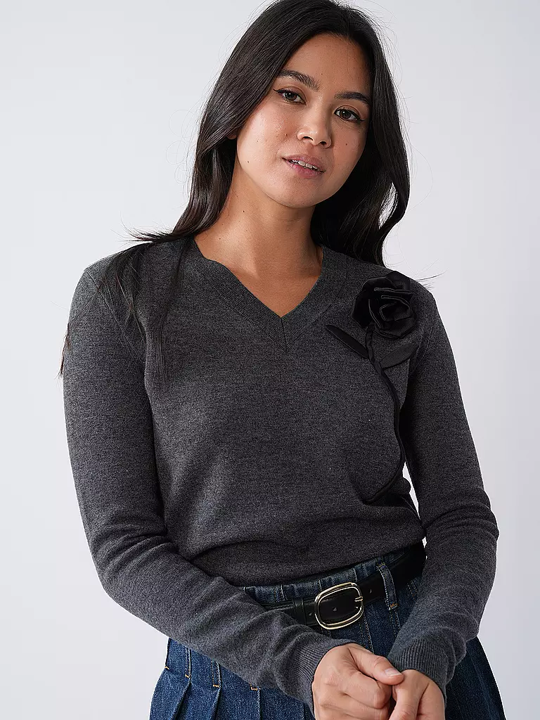 SELF-PORTRAIT | Pullover  | grau