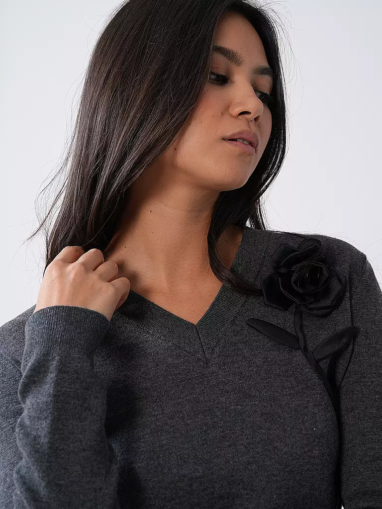 SELF-PORTRAIT | Pullover  | grau