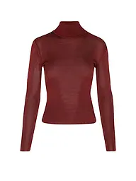 SELF-PORTRAIT | Rollkragenpullover  | dunkelrot