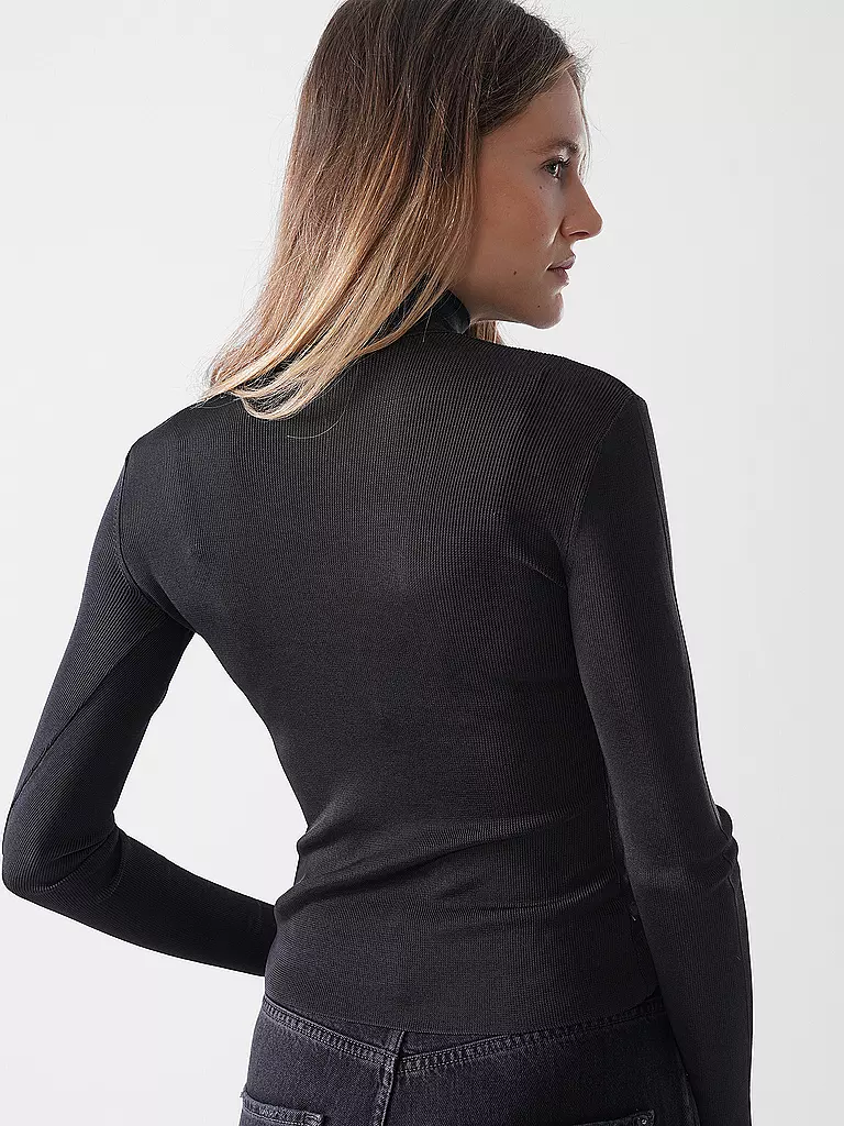 SELF-PORTRAIT | Rollkragenpullover  | grau