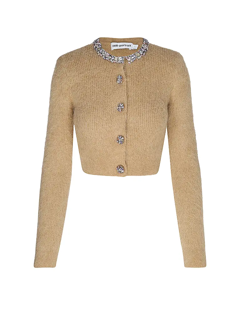 SELF-PORTRAIT | Strickjacke  | Braun