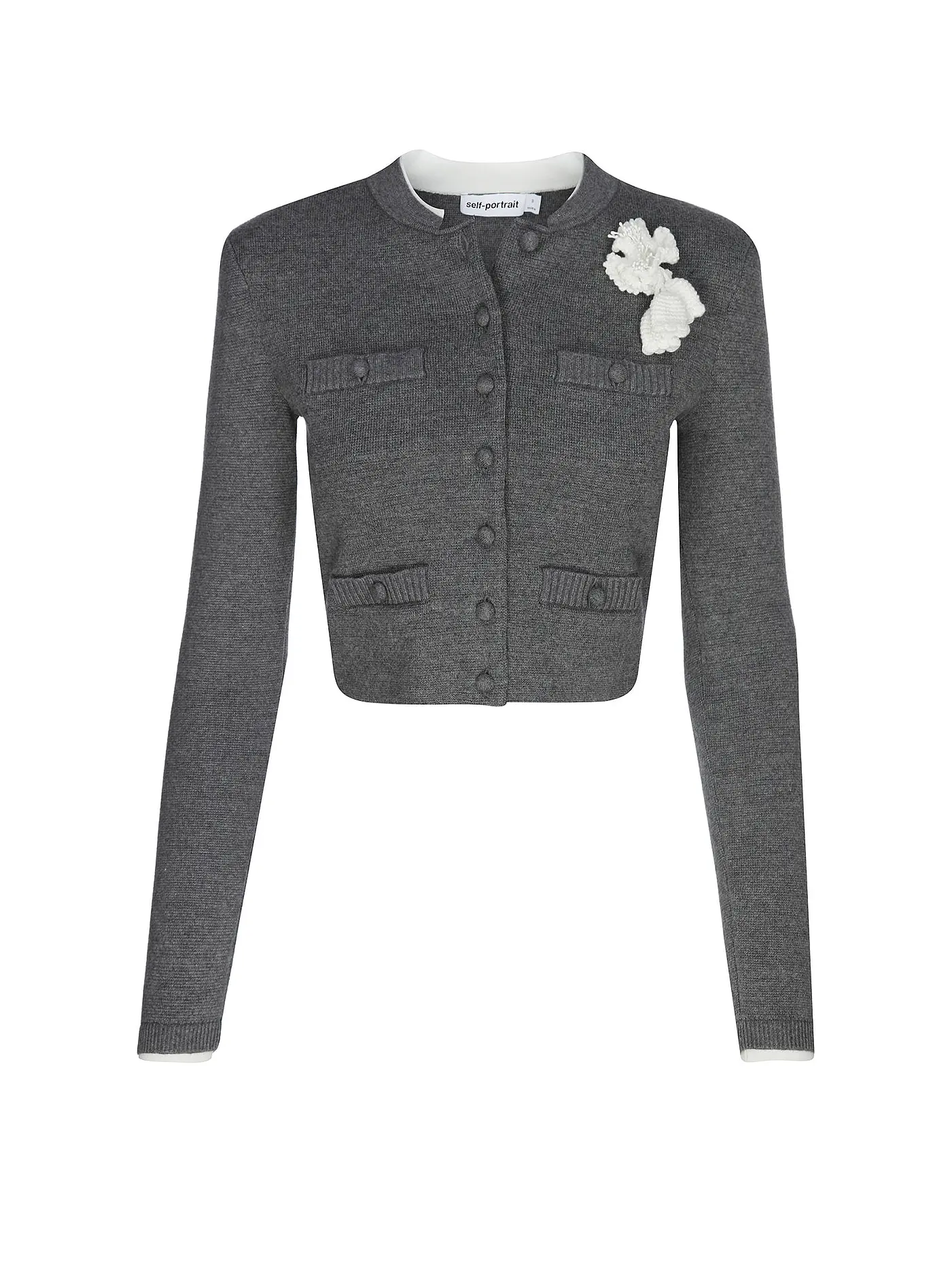 SELF-PORTRAIT | Strickjacke | grau