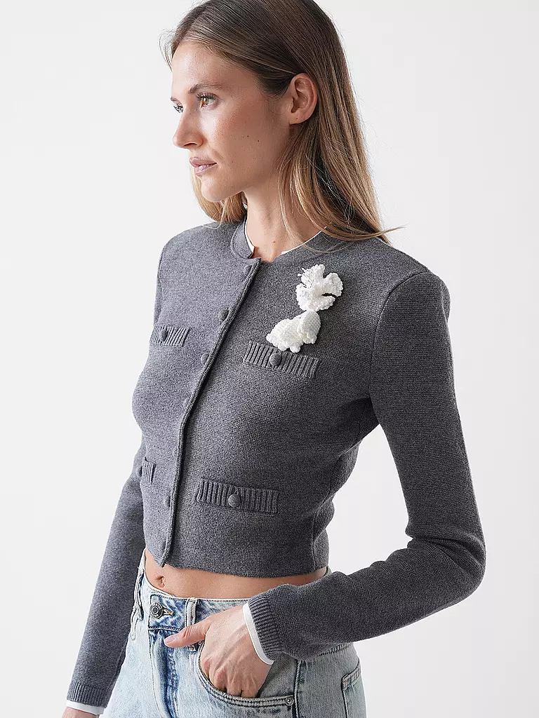SELF-PORTRAIT | Strickjacke | grau
