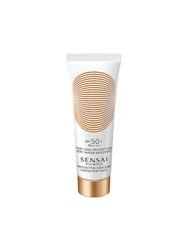 SENSAI Silky Bronze - Protective Suncare Cream For Face SPF 50+ 50ml