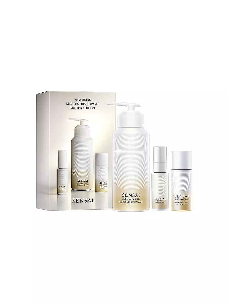 SENSAI | Geschenkset - Absolute Silk Micro Mousse Wash Limited Edition 180ml / 30ml / 20ml | Keine Farbe
