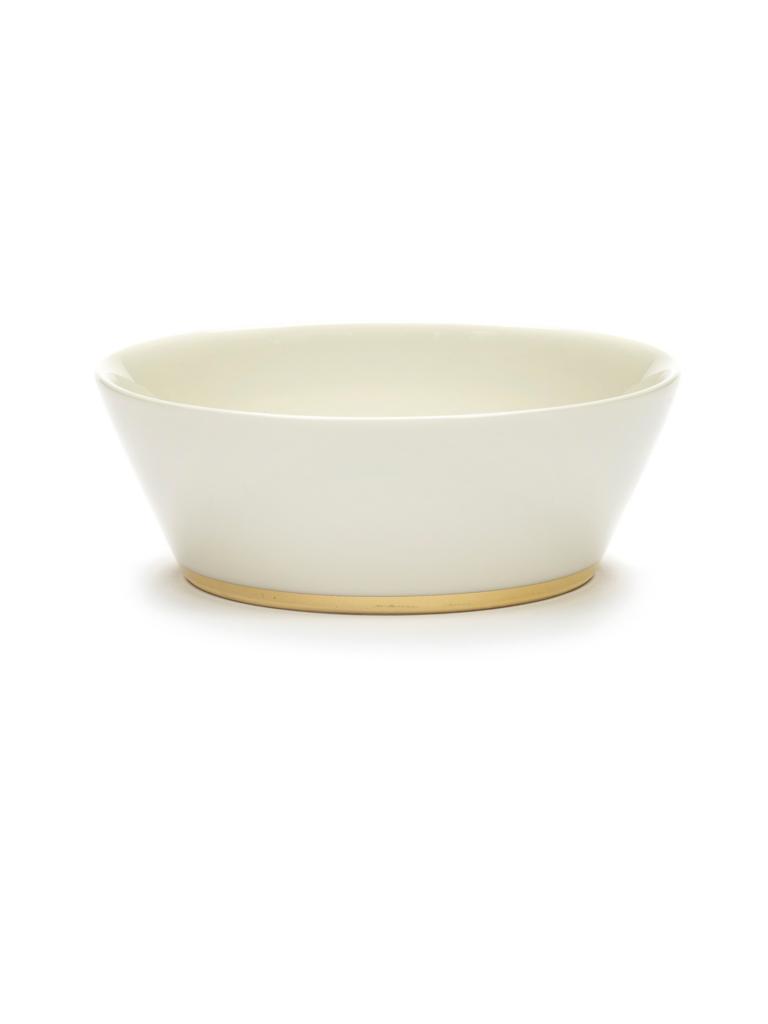 SERAX | Schale M Desiree 26cl Weiss/Gold | weiß