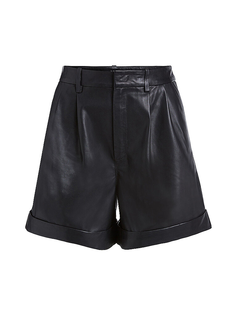 SET Ledershorts schwarz | 32