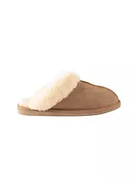 SHEPHERD OF SWEDEN | Hausschuhe - Slipper Jessica leo chestnut | camel