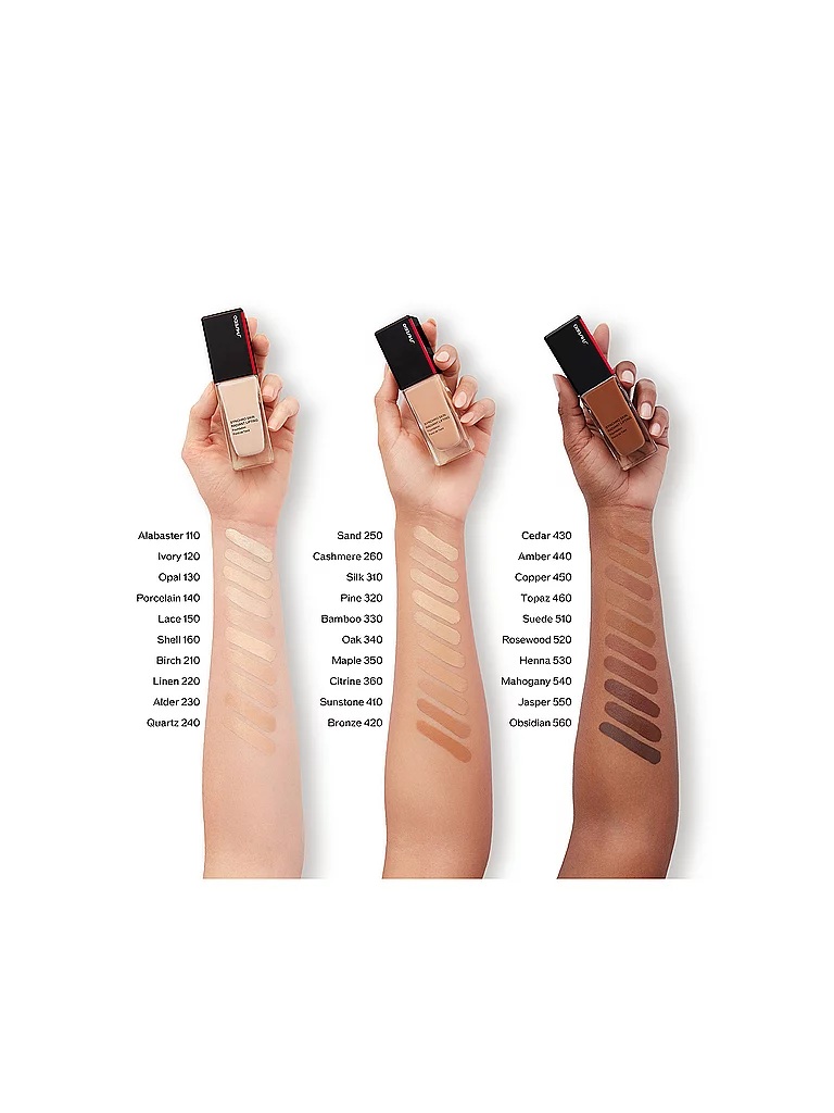 Shiseido Synchro Skin Radiant Lifting Foundation 350 4